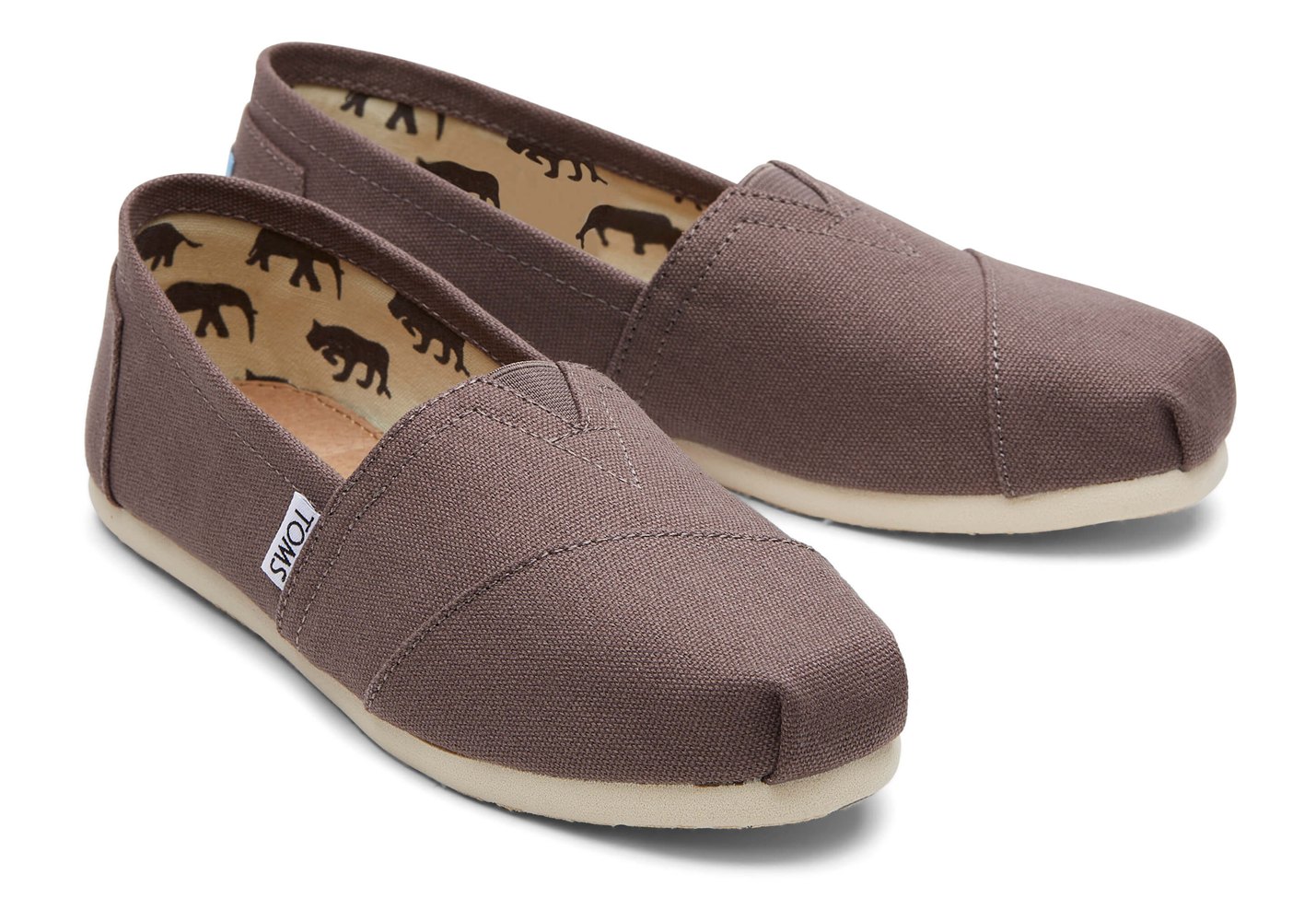 Toms Alpargata Canvas Espadrille Brown - Womens - 31974-TSHV